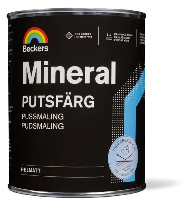 Beckers Mineral Putsfärg helmatt Valfri kulör - Bild 2