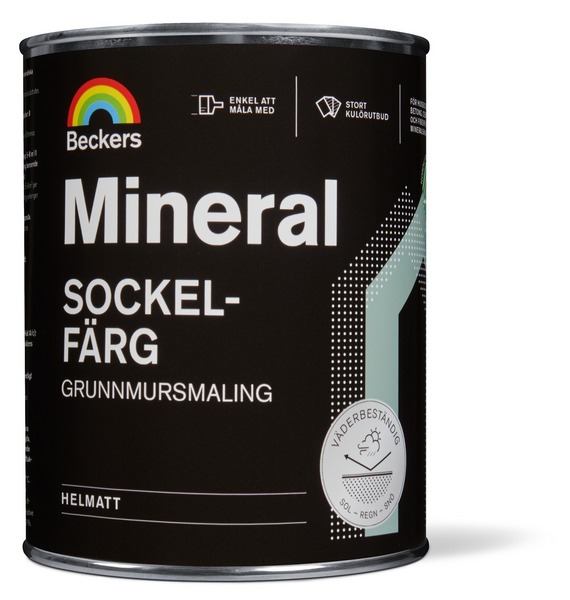 SOCKELFÄRG MINERAL GRAFIT 1L 531