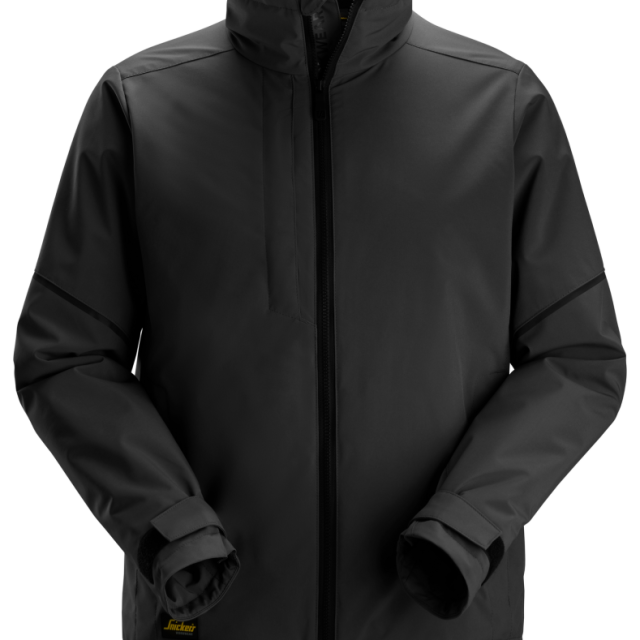 FLEECEFODRAD SNICKERS WORKWEAR JACKA AW WS, SVART STL: XXXL