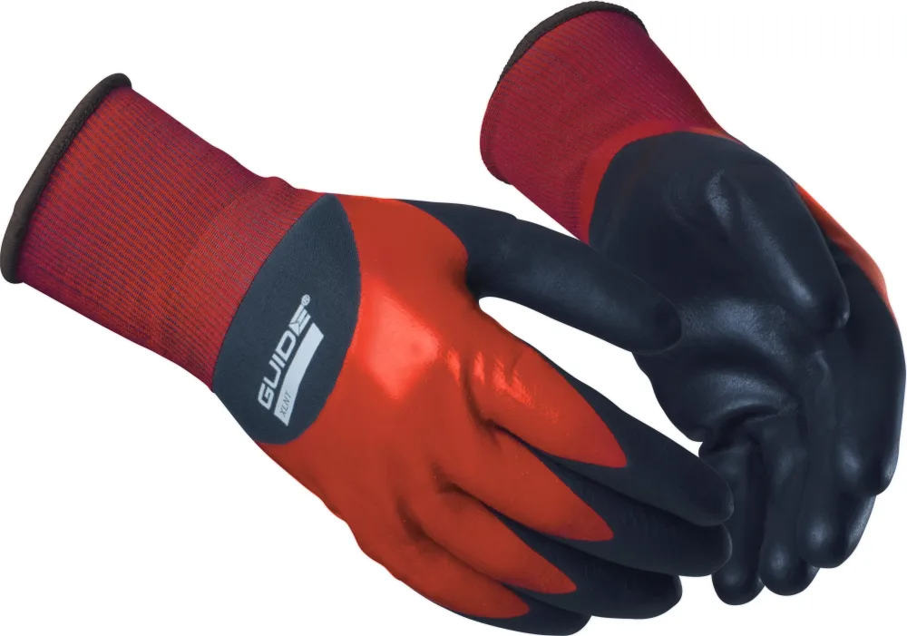 Guide Gloves 9503 Handske nitrildopp, oljegrepp, touch 6