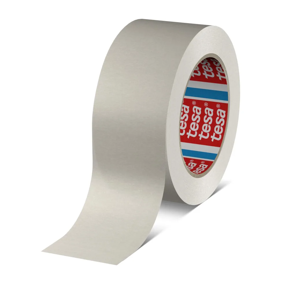 Tesa 4713 Packtejp papper, 50 m Vit, 50 mm