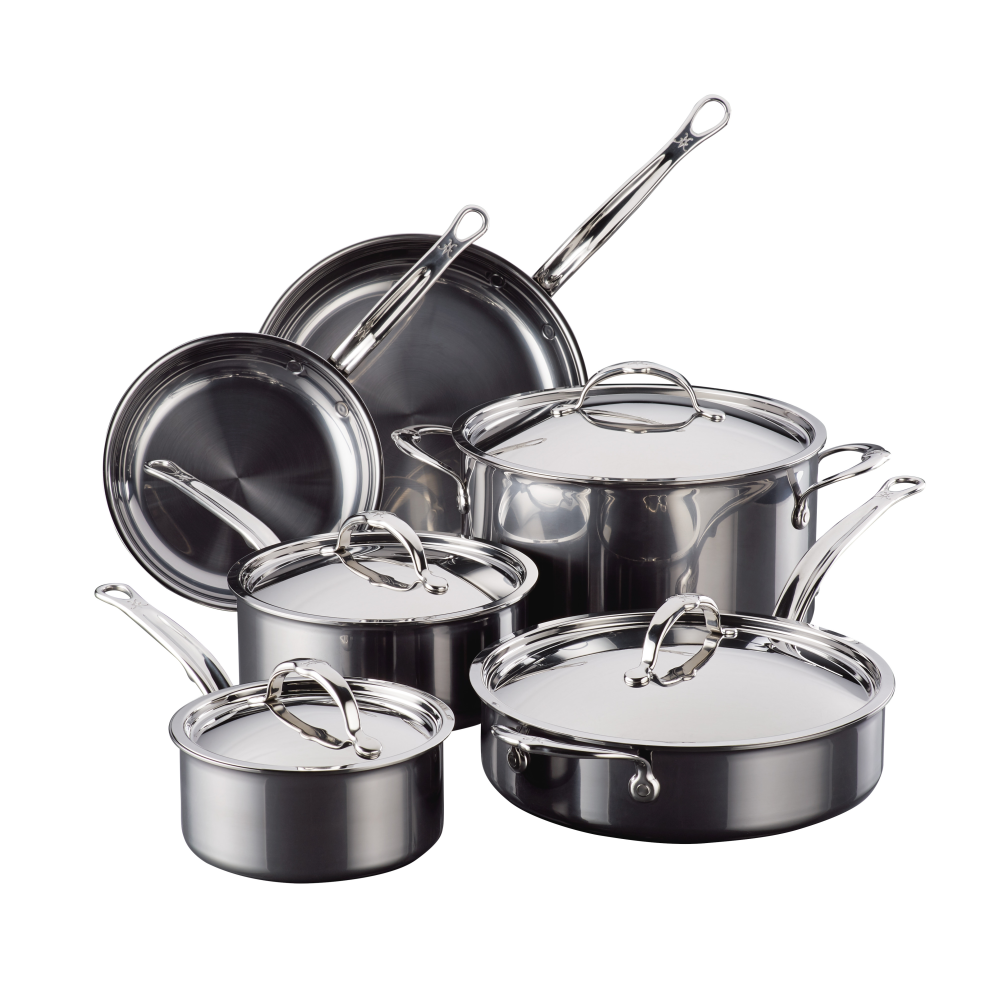 Hestan Nanobond gryt- och stekpanneset, 10 delar