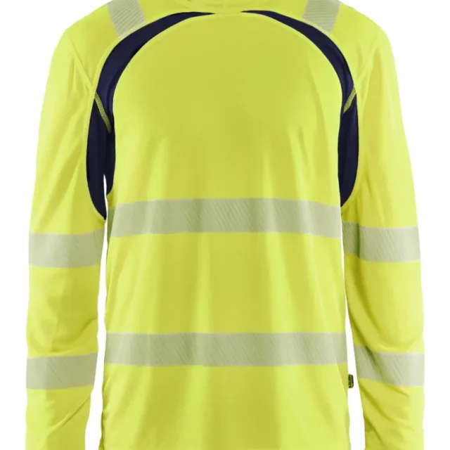 Blåkläder 3599101333894XL T-shirt varsel, gul/marinblå Gul/marinblå