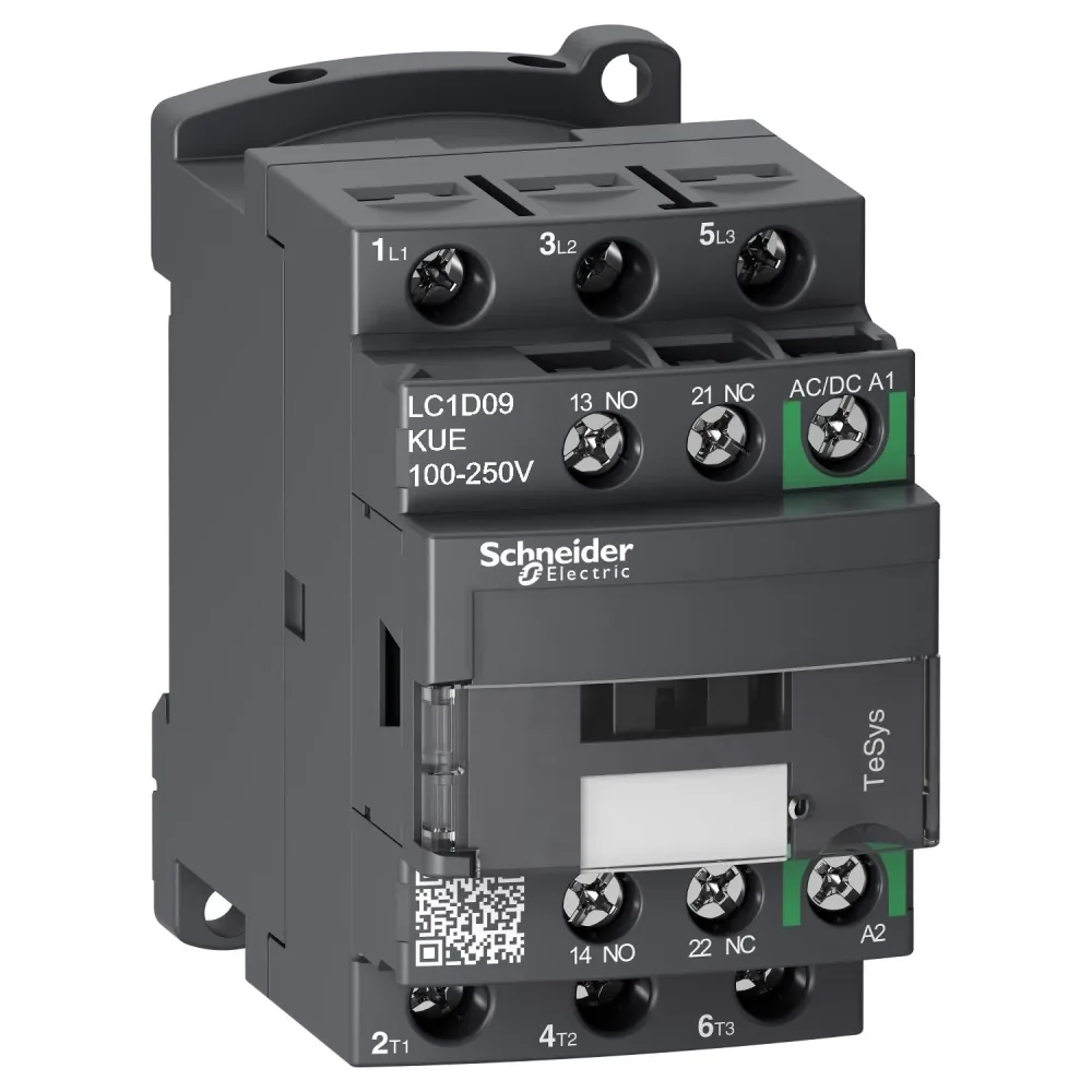 Schneider Electric LC1D09BNE Kontaktor 3 slutande, 9 A, 4 kW 24-60 V