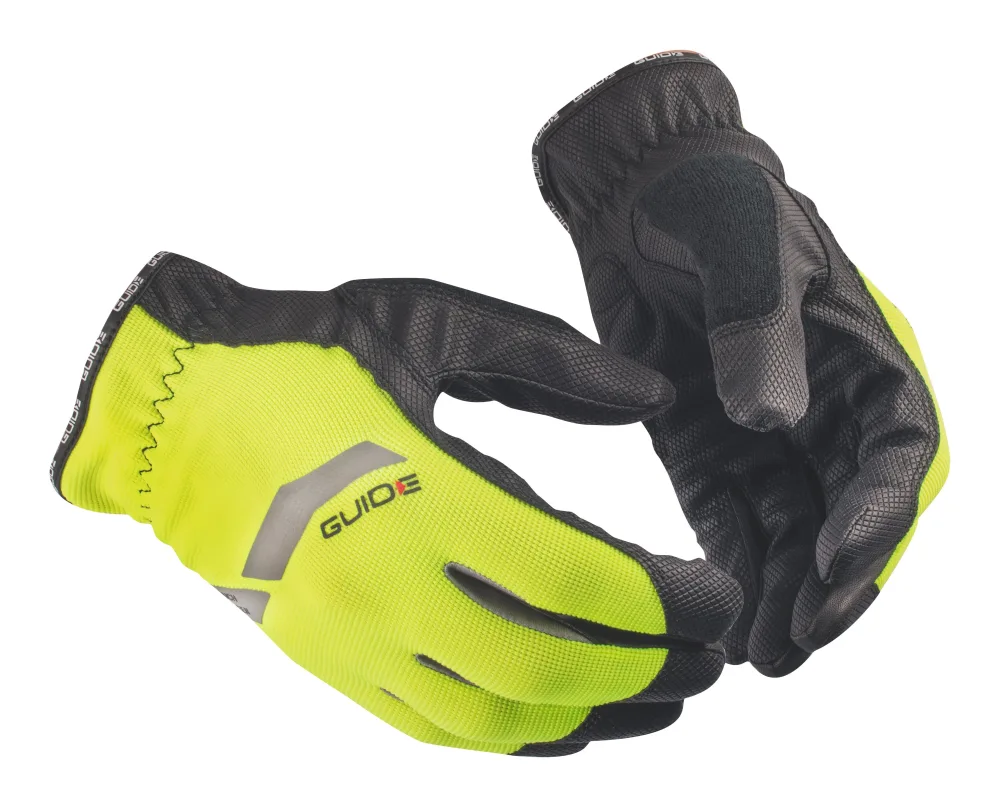 Guide Gloves 5121 Handske Hi-Viz, touch, syntet 9