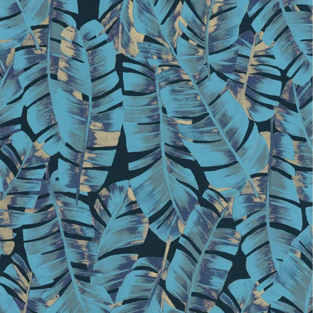 Botanica Folium Bleu Turquoise Bota85946192 Tapet | Stuvbutiken