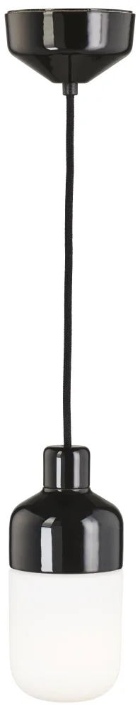 Ifö OHM PENDANT 100/215 Pendelarmatur 100 x 215 mm, E27 Vit klarglas - Bild 2