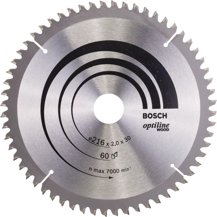 Bosch 2608640433 Optiline Wood Sågklinga 60T
