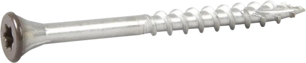ESSVE 537252 Fasadskruv 4,4x52 mm, rostfri/syrafast A4, band. Ljusgrå, 250-pack - Bild 2