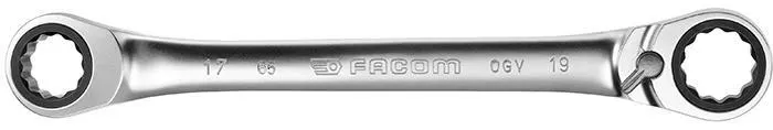 Facom 65.21X23 Ringnyckel med spärr vinklad 15° mm 21x23