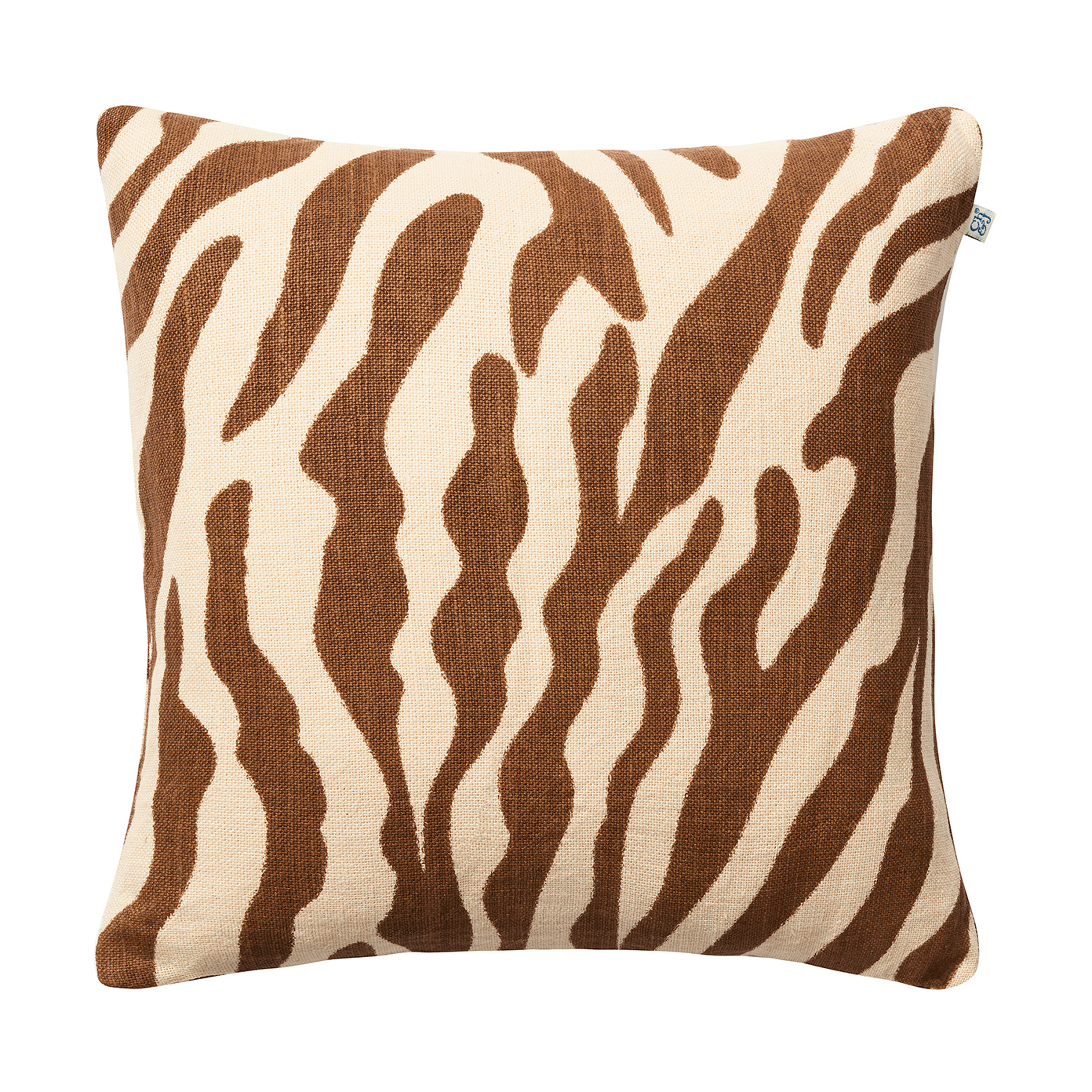 Zebra kuddfodral 50x50 cm, Taupe