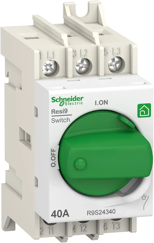 Schneider Electric Resi9 Huvudbrytare 3-polig 40 A