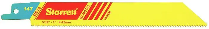Starrett B610-5 Tigersågblad 5-pack 10 TPI - Bild 2