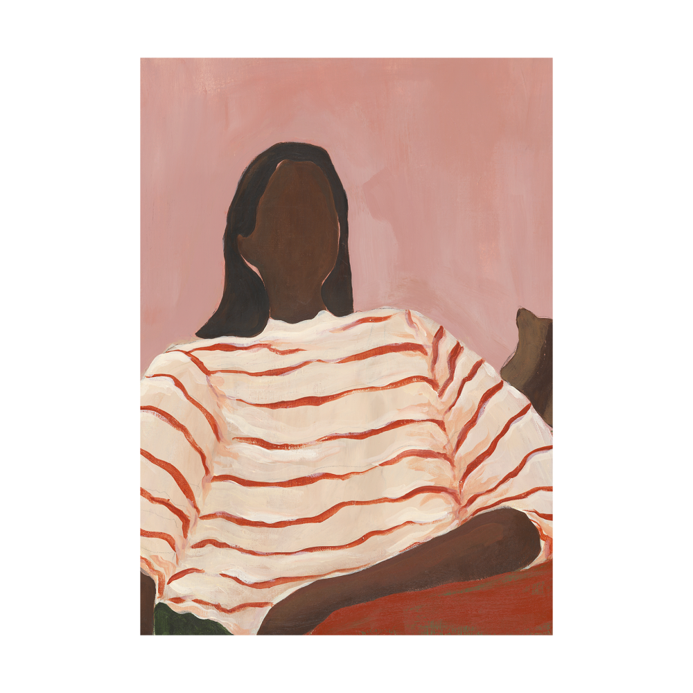 Red Stripes poster, 30x40 cm
