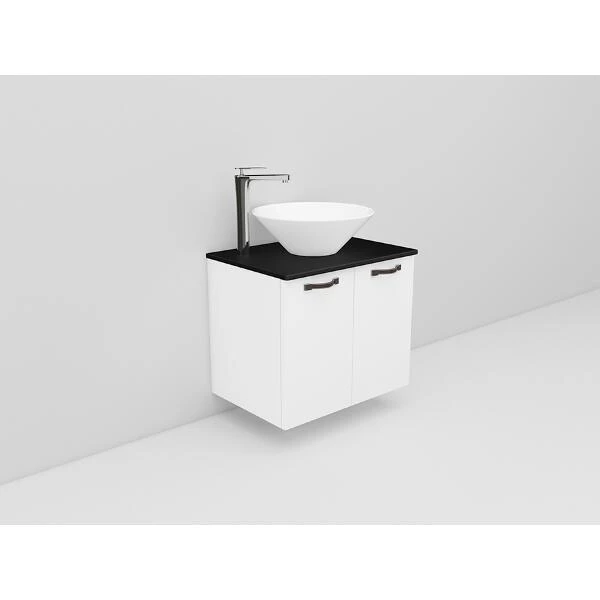 Badrumsmöbel Flexline Modell 6 60cm, Vit, Slät | Stuvbutiken