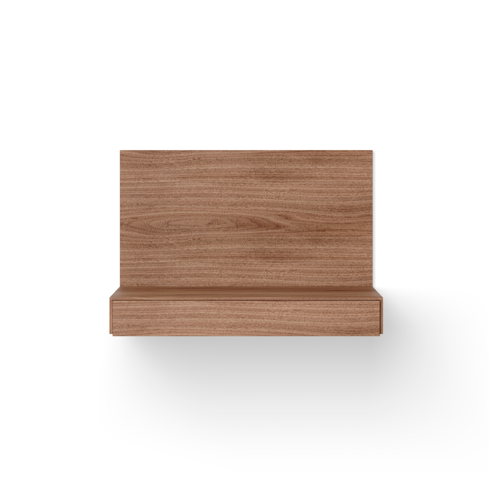 Tana väggmonterat skrivbord 84,8x47,3 cm, Valnöt