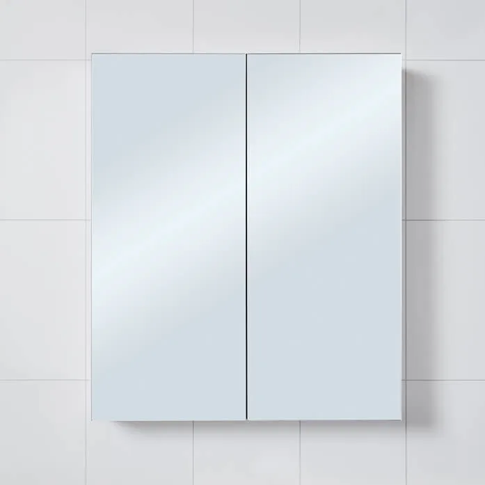 Skåform Skåform 6 Mirro Badrumsskåp 550 x 650 x 140 mm Svart framkant