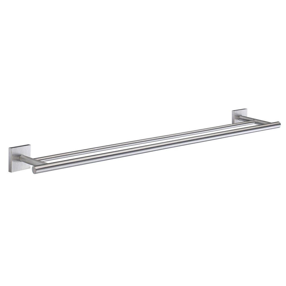 Dubbel Handduksstång House 648mm Borstad Krom Smedbo RS3364