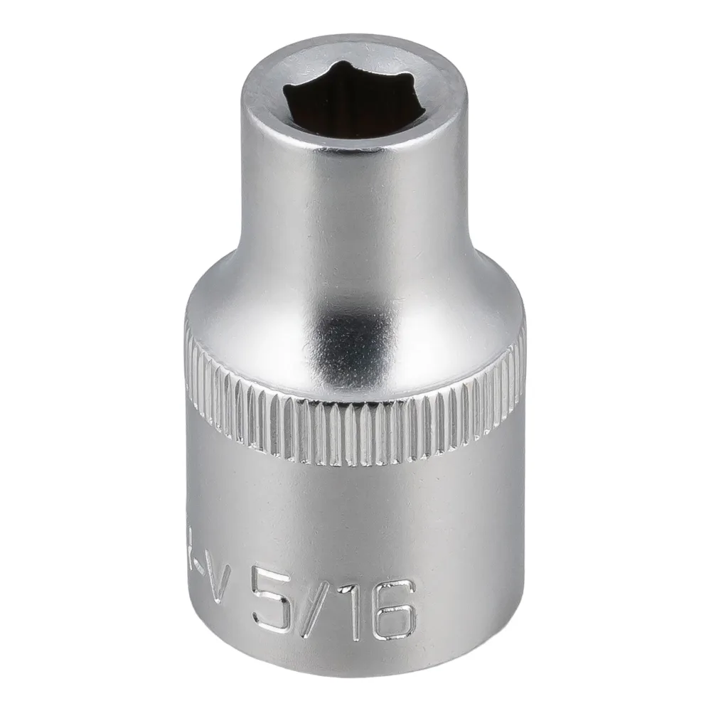 PELA 562455 Hylsa drivstorlek 1/2", 6-kant, kort 1 1/16"