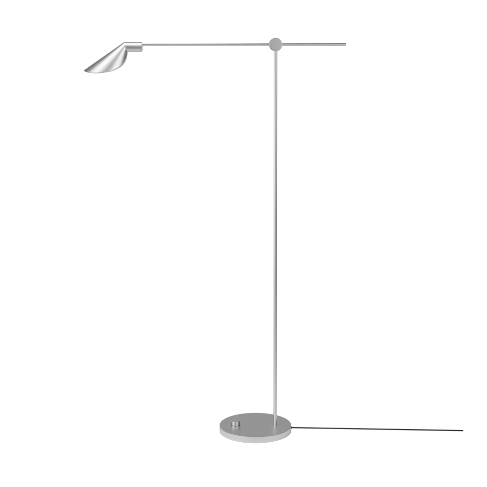 MS011 golvlampa, Steel