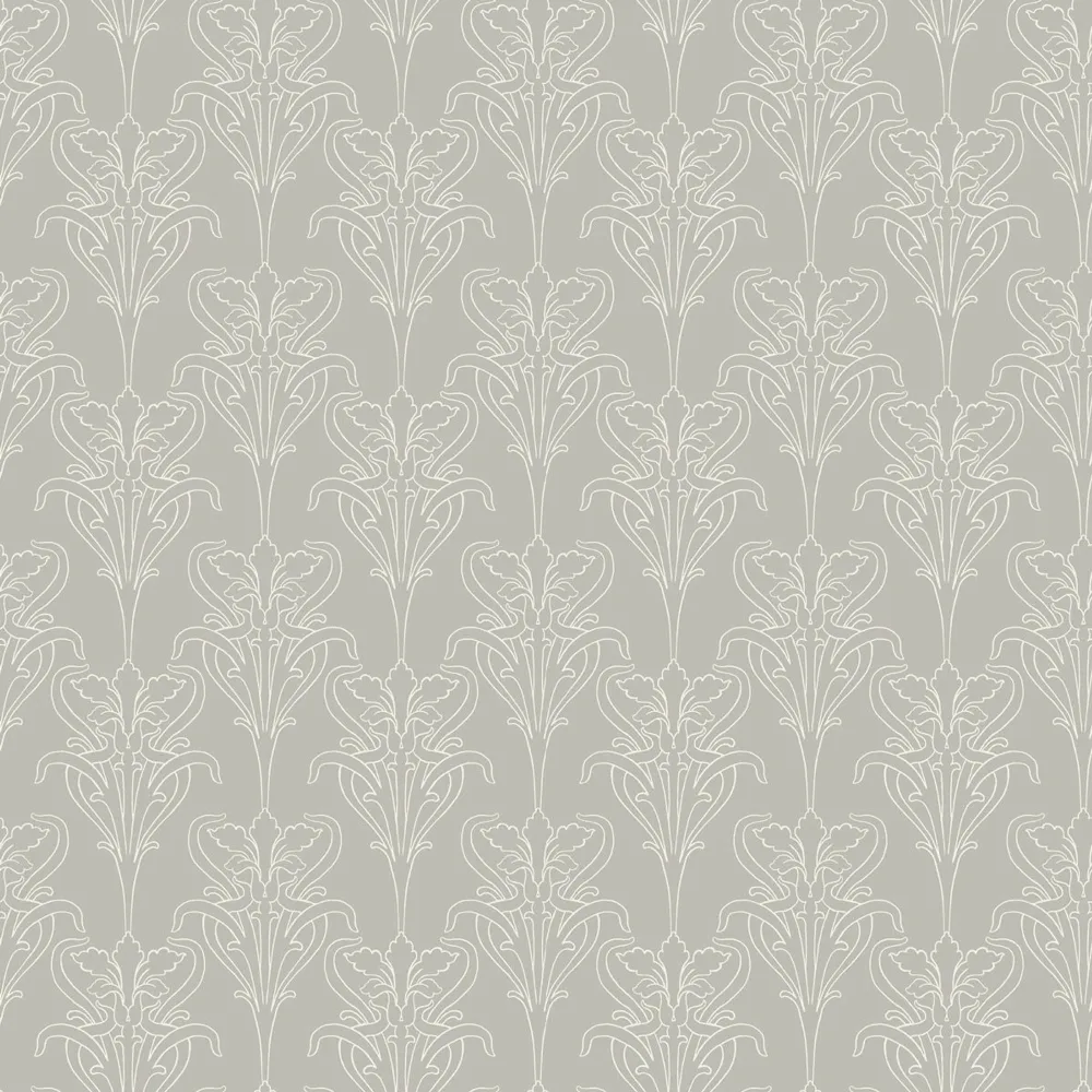 Duro Iris 520-01 Tapet Gammelsvenska Klassiker 1850-1950 Grå - Bild 2