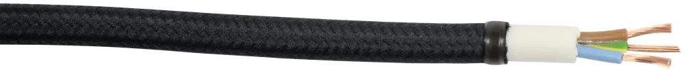 Gelia 4070920071 Textilkabel SKK, 3G0.75 25 m bobin Vit - Bild 2