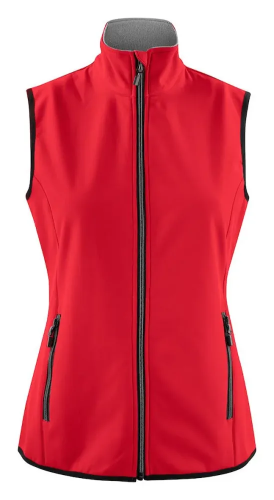 Printer Trial Vest Lady Softshellväst Röd Röd - Bild 2