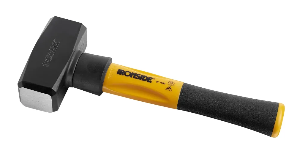 Ironside 100760 Mejselhammare fyrkantigt slag, nylonskaft 1500 g