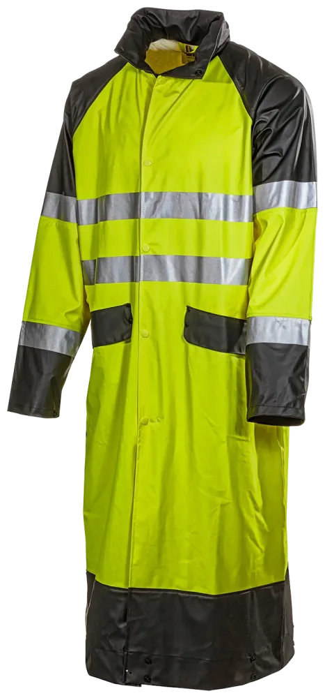 L.Brador 914PU Regnjacka hi-vis gul, klass 3 3XL