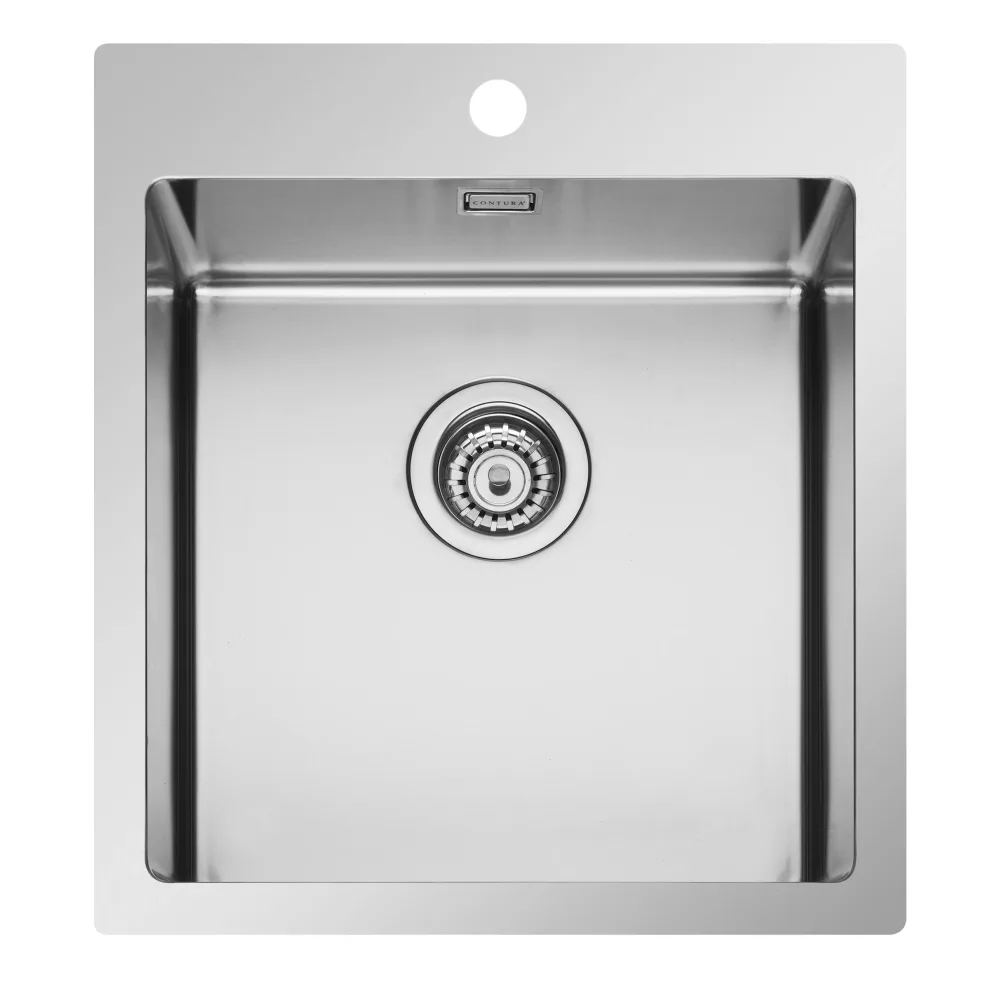 Contura Sharp 340 Disklåda med armaturhål 380x510x200 mm