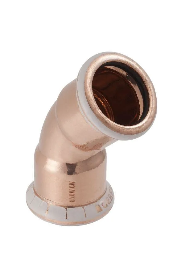 Geberit 1768151 Böj 2 muffar, 45° 28 x 28 mm