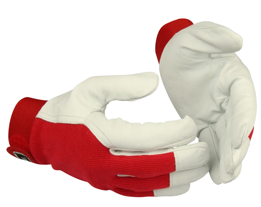 Guide Gloves 104 Handske läder, bomull, velcro 8
