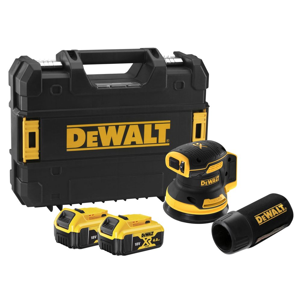 Kjøp Dewalt Eksentersliper DCW210P2 18V, 125 mm, 2 stk 5.0Ah-batterier