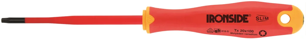 Ironside 100639 Elektrikermejsel TX, 1000V TX20x125 mm