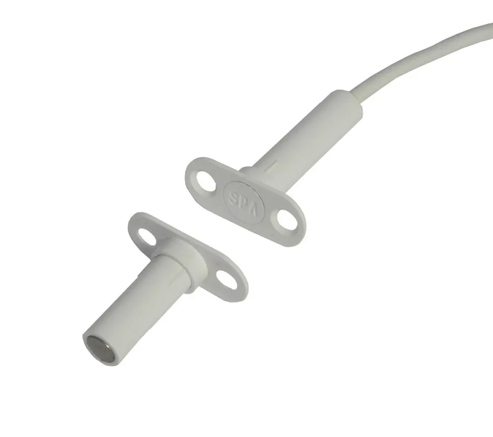 Alarmtech MC 370-S1-5 Högsäkerhetskontakt 12 mm sensor, inbyggd 5 m kabel - Bild 2