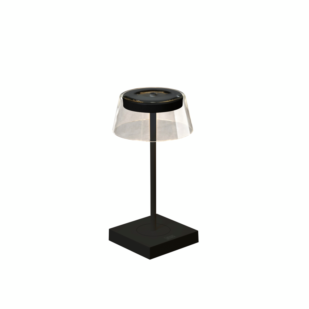 BORDSLAMPA KONSTSMIDE SCILLA SVART USB KO
