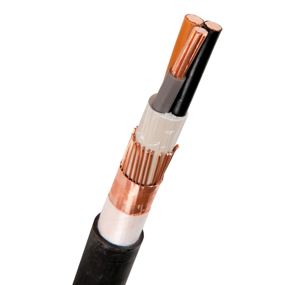 Nexans 15141998-201-00 Jordkabel FXQJ EMC, 1kV, svart, 1 m 3x16/16 mm²