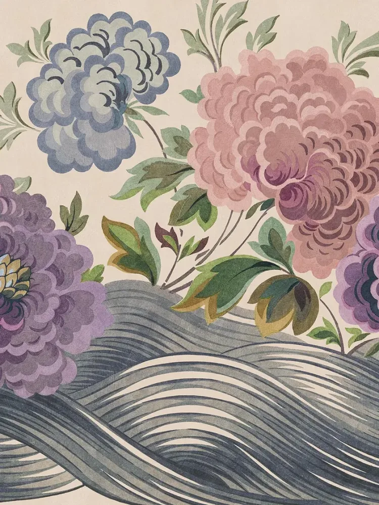 Boråstapeter - Wave of Flowers