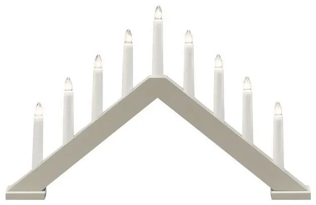Konstsmide 3984-525 Ljusstake 9 ljus mörkröd - Bild 2
