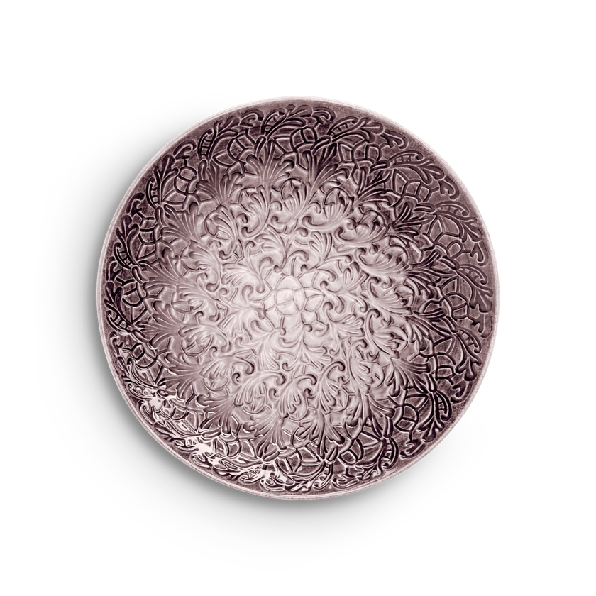 Lace Fat 34 cm Plommon