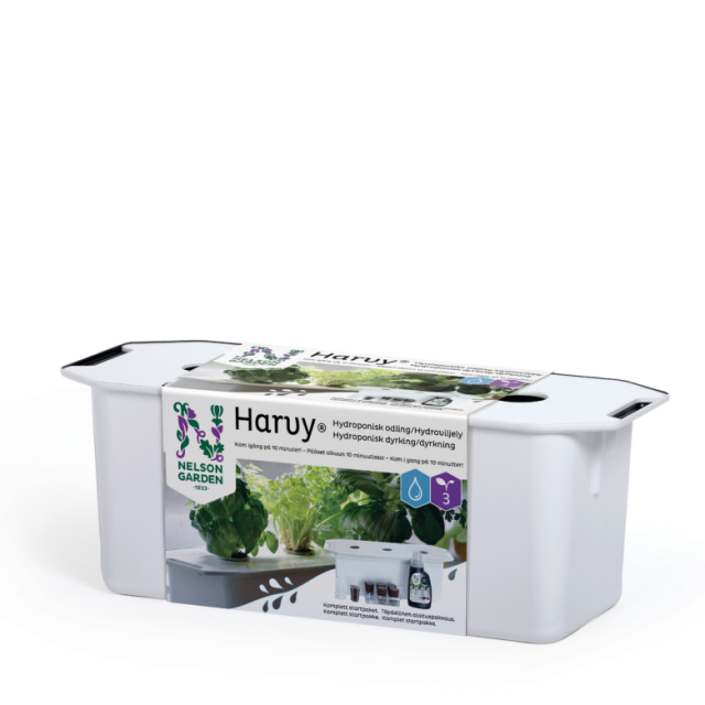 HARVY NELSON GARDEN HYDROPONISK ODLING, 3, VITT LOCK KIT