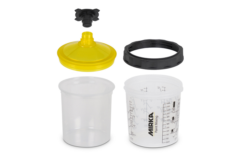 PAINT MIRKA CUP SYSTEM 850ML, FILTER LID 190µm 50/FRP