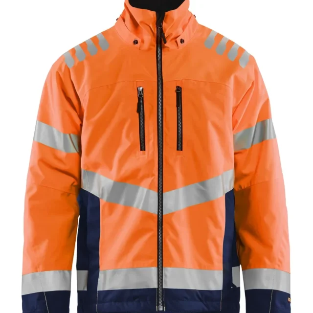 Blåkläder 4780197753894XL Vinterjacka varsel, orange/marinblå 4XL