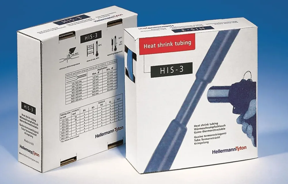 Hellermann Tyton HIS-3 Krympslang 12/4 mm, 5 m Transparent
