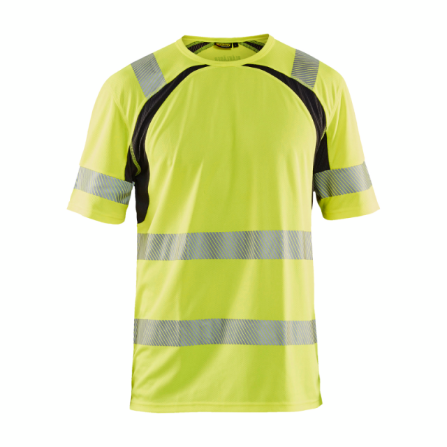 T-SHIRT 33971013 BLÅKLÄDER GUL/SVART XS