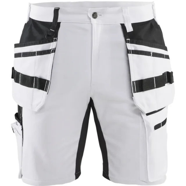 Blåkläder 191110001099C60 Målarshorts vit/svart C60