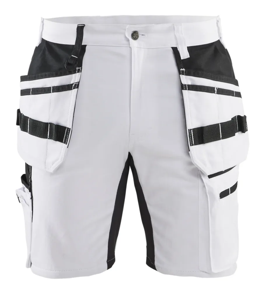 Blåkläder 191110001099C60 Målarshorts vit/svart C60