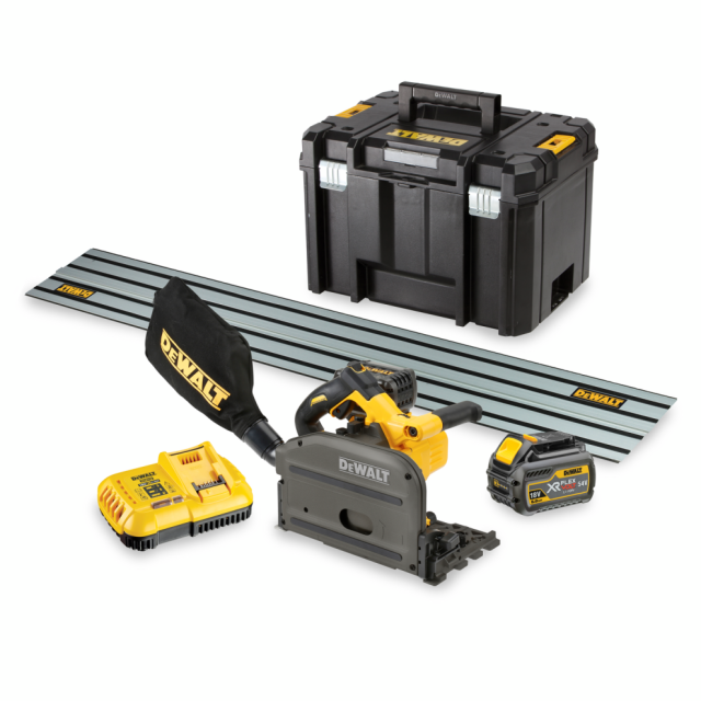 SÄNKSÅG DEWALT DCS520T2R 54V BATTERI, 1/5M RÄLS 2ST