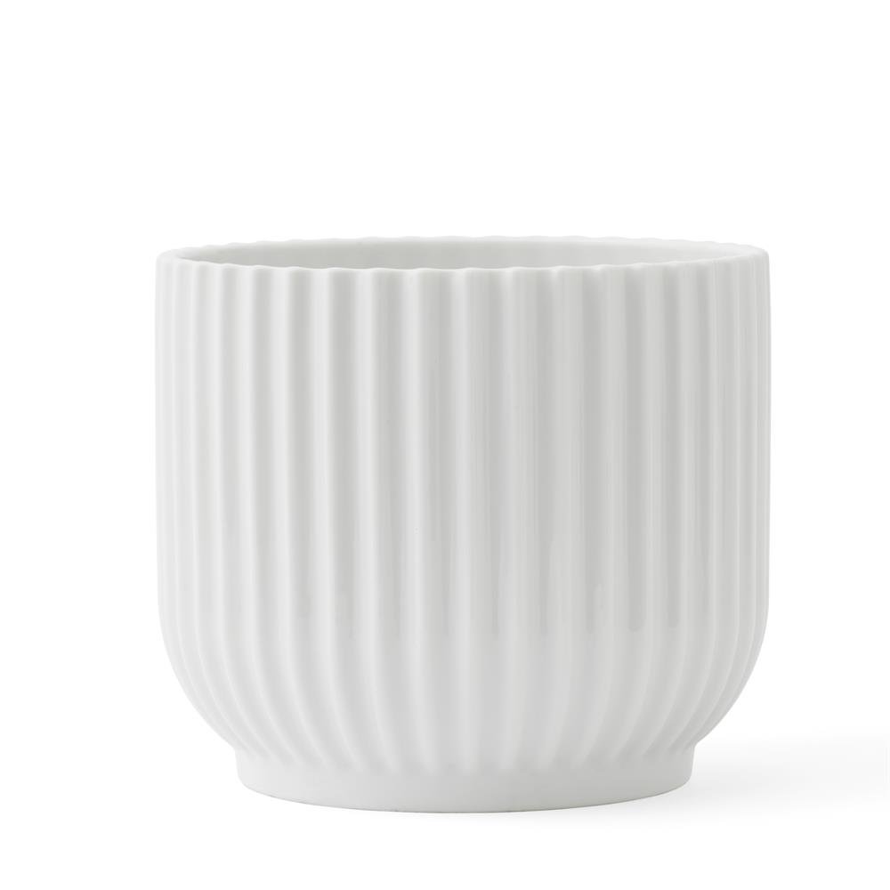 Lyngby blomkruka vit, Ø11,5 cm