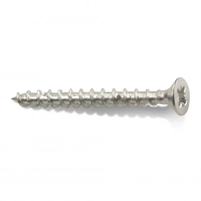 Heco 9601013 Träskruv TFX, förzinkad 5,0 x 80 mm, 5-pack